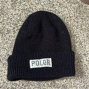 Black Poler Beanie